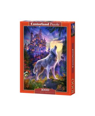 thumbnail image 2 of CASTORLAND 1000 Piece Jigsaw Puzzle - Wolf Castle Fantasy Night Scene Adult Puzzle 2 of 9
