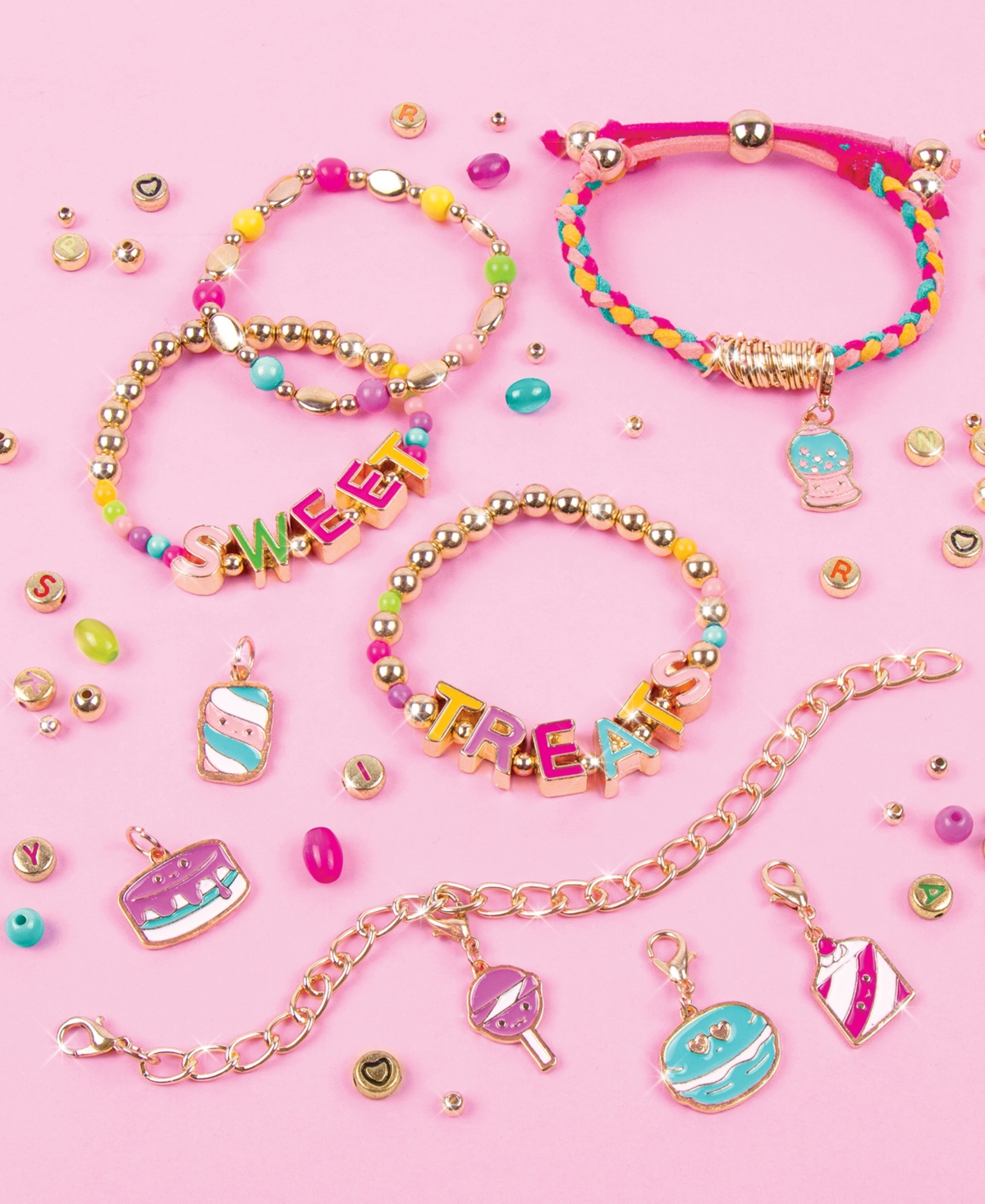 Shop Make It Real Sweet Treats Diy (do It Yourself) Bracelet Kit In Multi