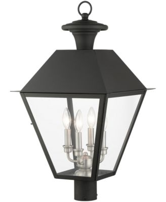 Wentworth 4 Light Outdoor Post Top Lantern