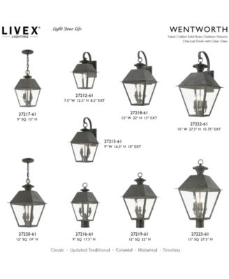 Wentworth 4 Light Outdoor Extra Large Wall Lantern