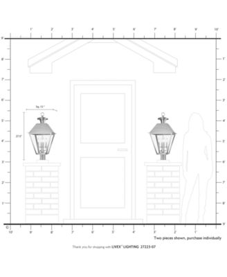 Wentworth 4 Light Outdoor Extra Large Post Top Lantern