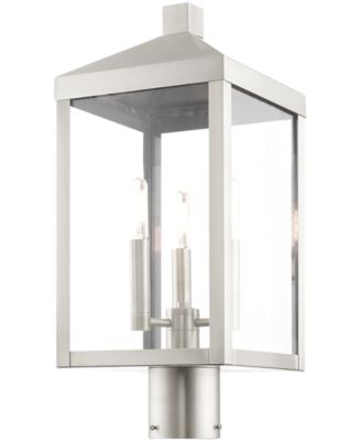 Nyack 3 Light Outdoor Post Top Lantern
