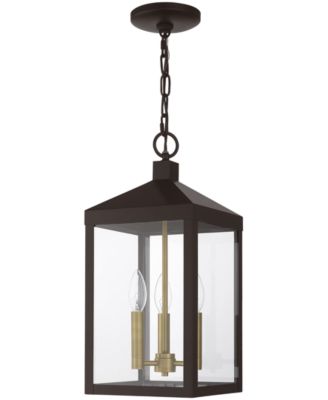 Nyack 3 Light Outdoor Pendant Lantern