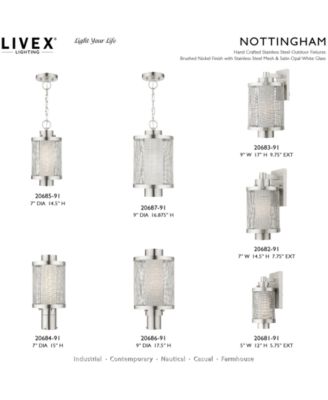 Nottingham 1 Light Wall Lantern