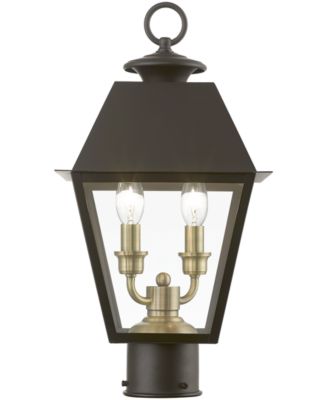 Wentworth 2 Light Outdoor Medium Post Top Lantern