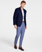 Michael Kors Men's Wool Cashmere Luxury Classic Fit Sport Coat - Navy