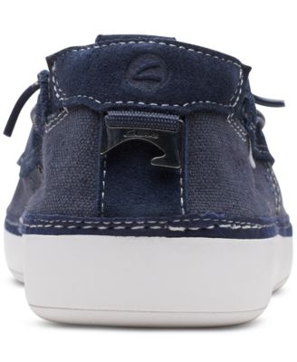 Men's Higley Tie Slip-On Canvas Boat Shoes