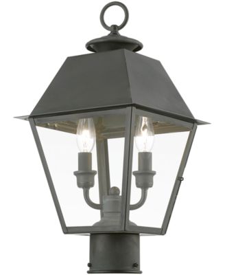Wentworth 2 Light Outdoor Medium Post Top Lantern