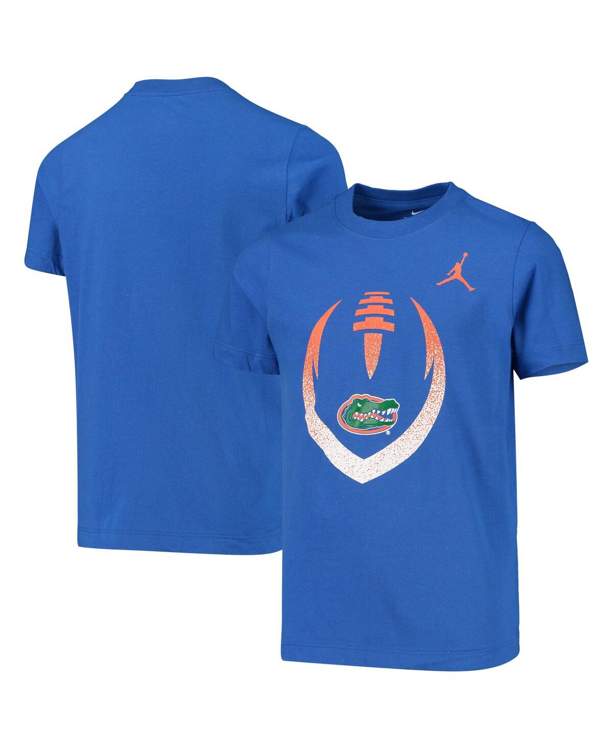 Nike Kids' Big Boys And Girls  Royal Florida Gators Sideline Icon T-shirt