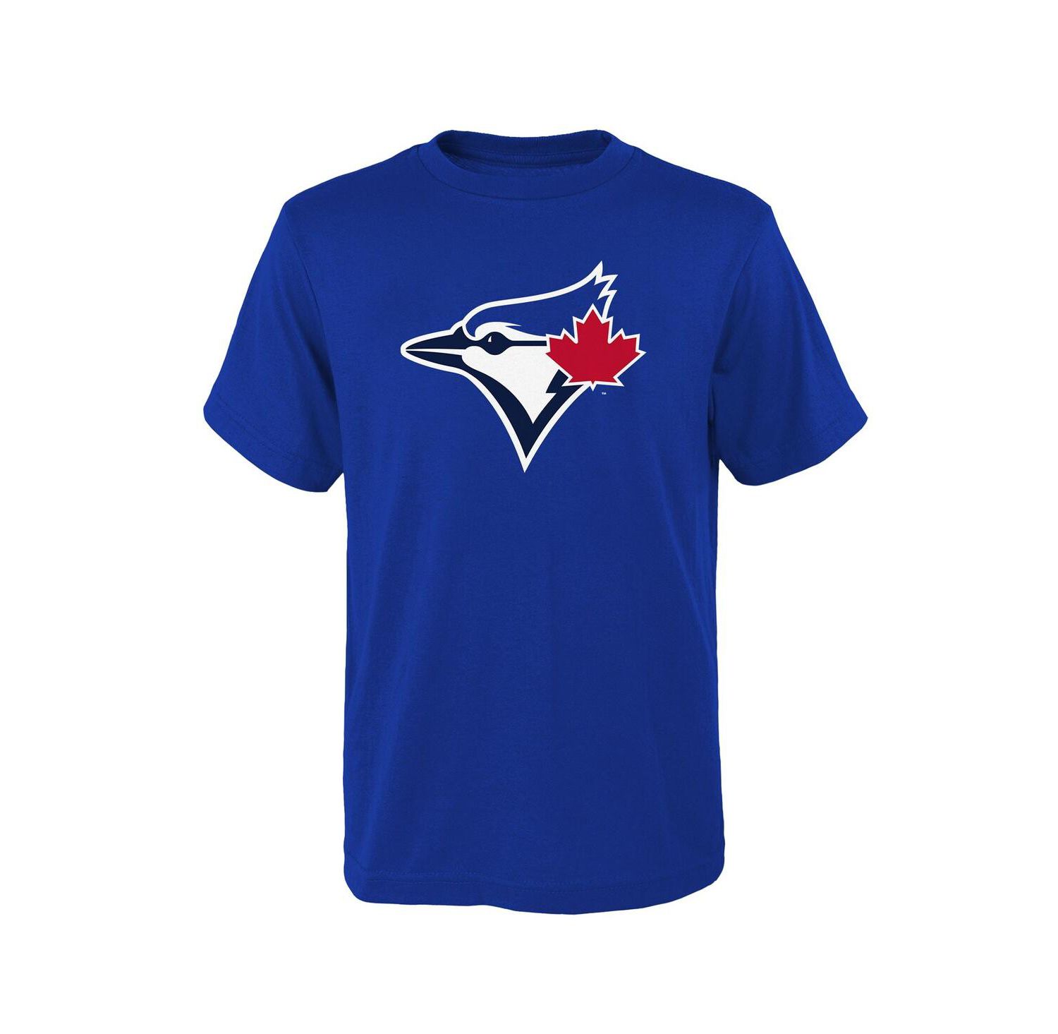 Big Boys and Girls Royal Toronto Blue Jays Logo Primary Team T-shirt
