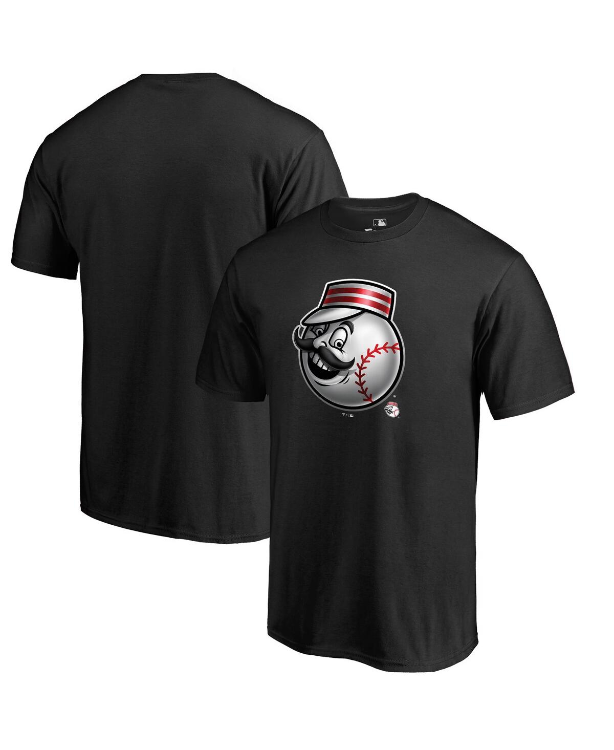 Men's FanaticsCincinnati Reds Midnight Mascot T-shirt - Black