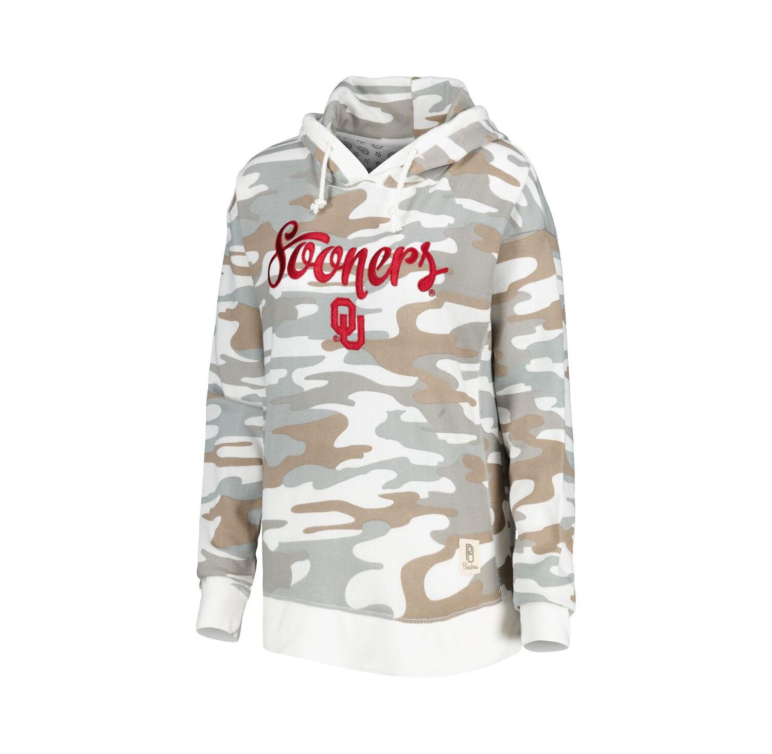 Women's Camo Oklahoma Sooners San Pablo Pullover Hoodie