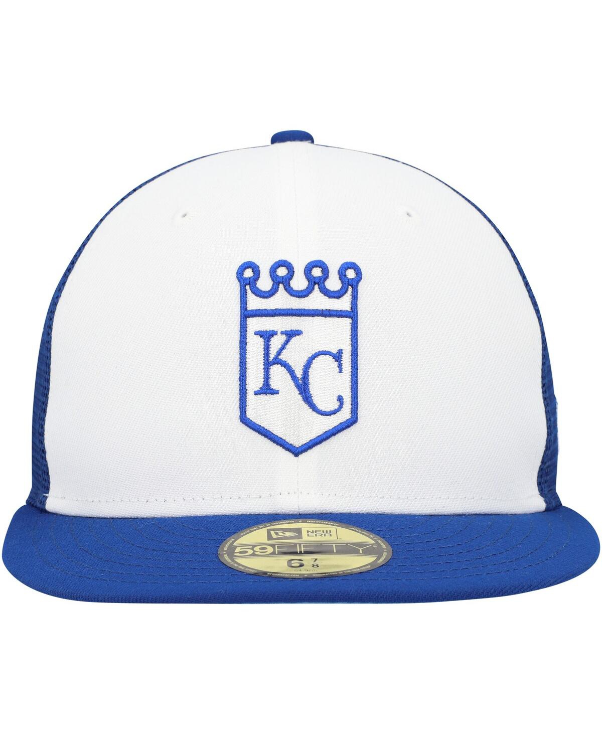 Men's New Era Blue Kansas City Royals 2023 On-Field Batting Practice 59FIFTY Fitted Hat - Blue