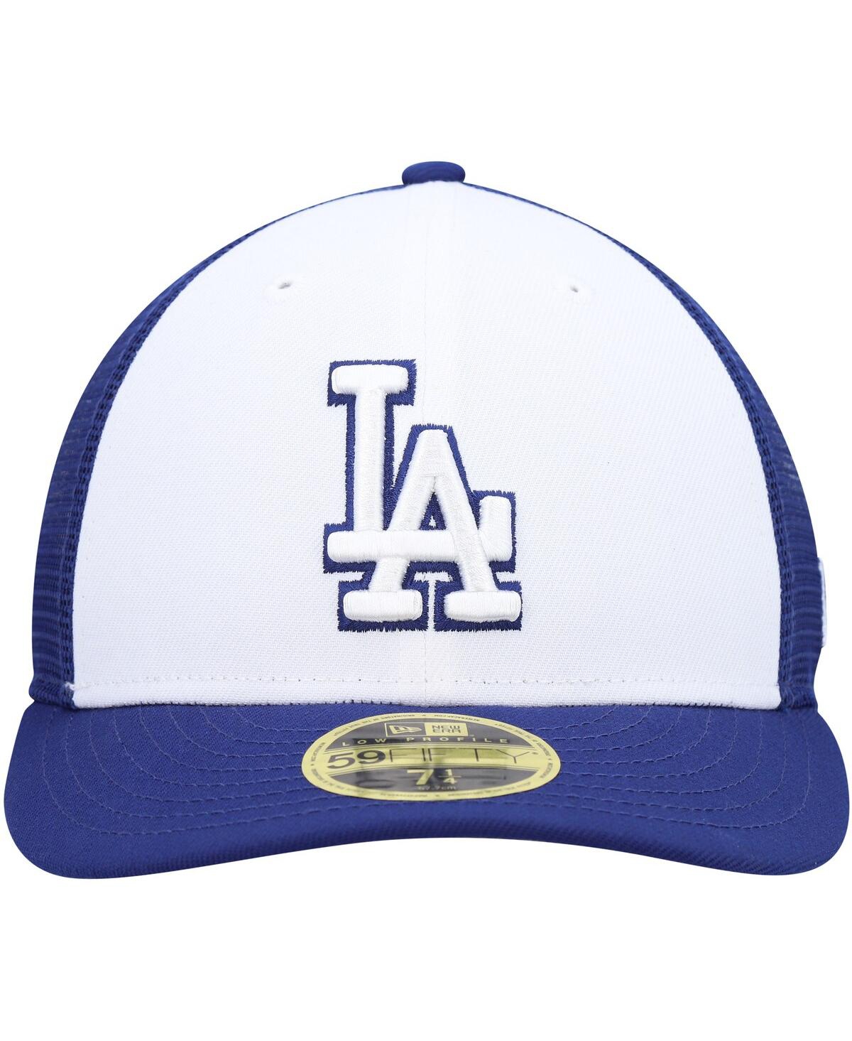 Shop New Era Men's  Royal, White Los Angeles Dodgers 2023 On-field Batting Practice Low Profile 59fifty Fi In Royal,white