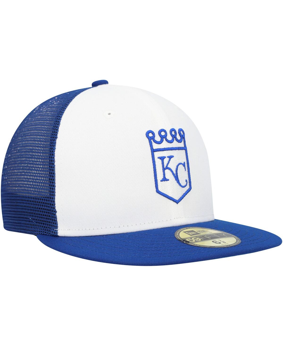 Men's New Era Blue Kansas City Royals 2023 On-Field Batting Practice 59FIFTY Fitted Hat - Blue