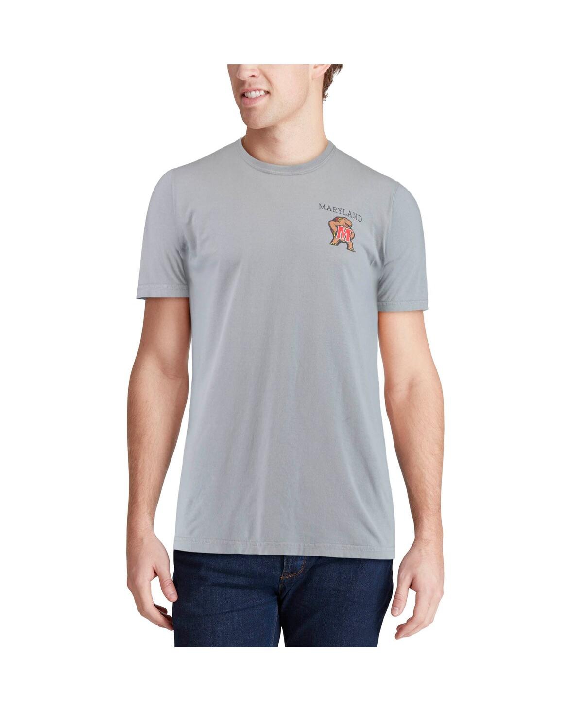 Shop Image One Men's Gray Maryland Terrapins Team Comfort Colors Campus Scenery T-shirt