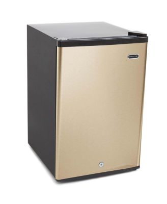 2.1 cu.ft Energy Star Upright Freezer with Lock in Rose Gold