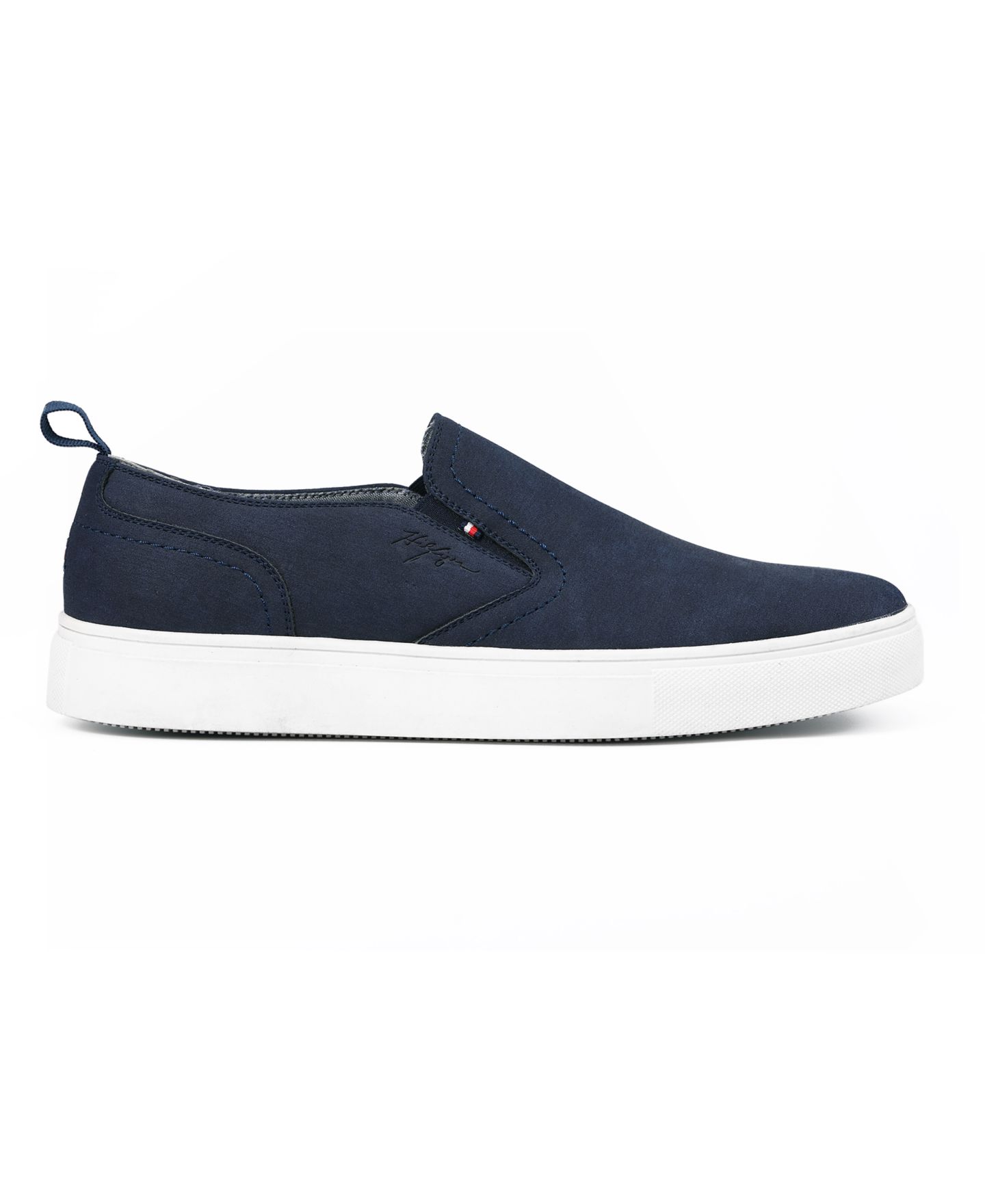Мужские кроссовки Tommy Hilfiger Kozal Casual Slip On, цвет: Чёрный светлый — фото 6