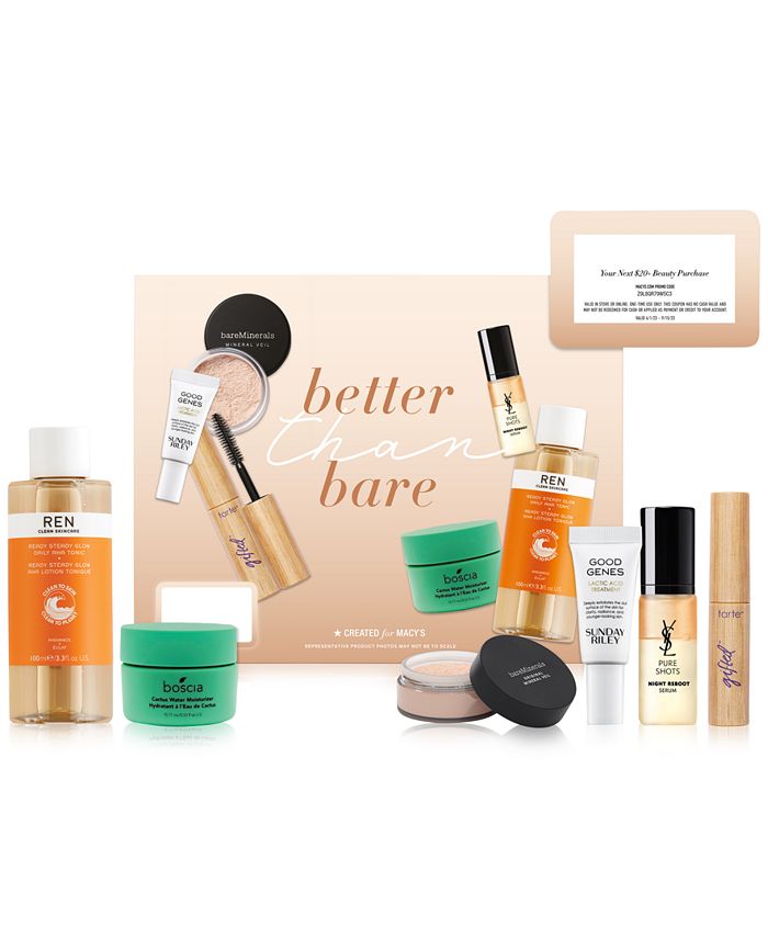 Created For Macy's 6-Pc. Better Than Bare Clean Beauty Set