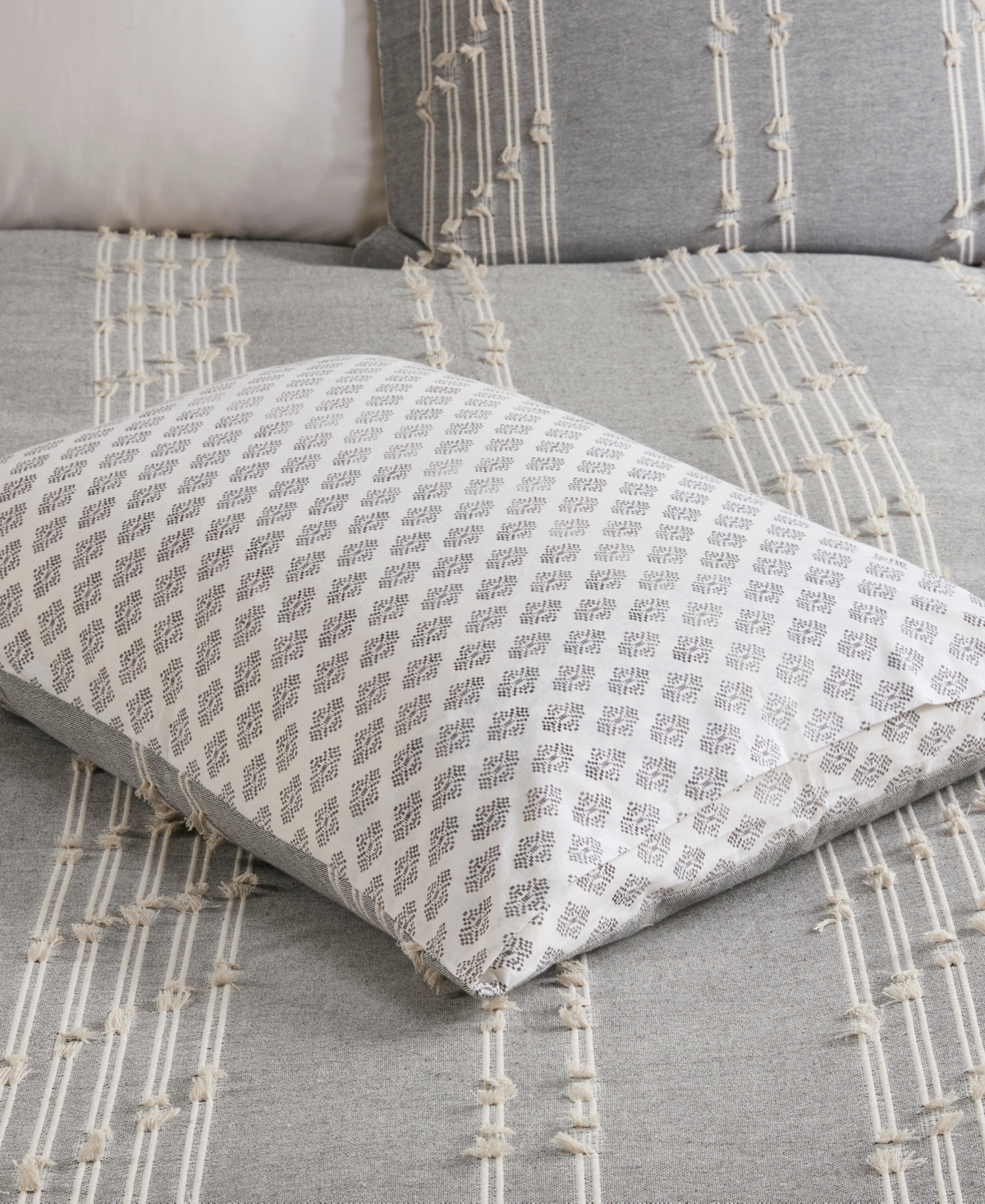 Ink+ivy Kara Jacquard 3-pc. Comforter Set, Full/queen In Gray
