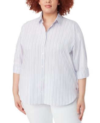 Gloria Vanderbilt - Plus Size Amanda Button-Up Shirt