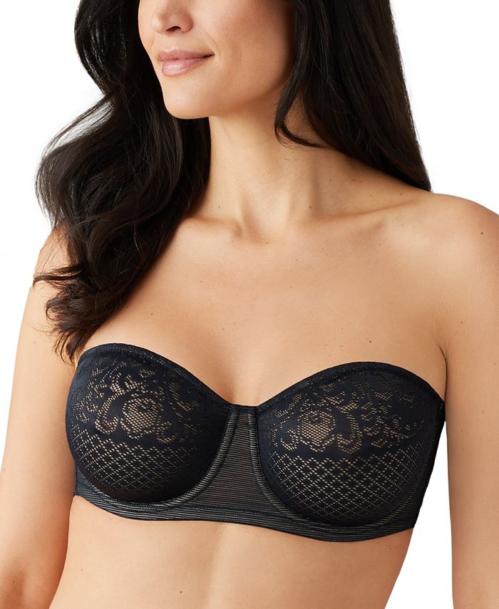 Wacoal Women's Clear and Classic Contour Bra, Black, 34DDD at