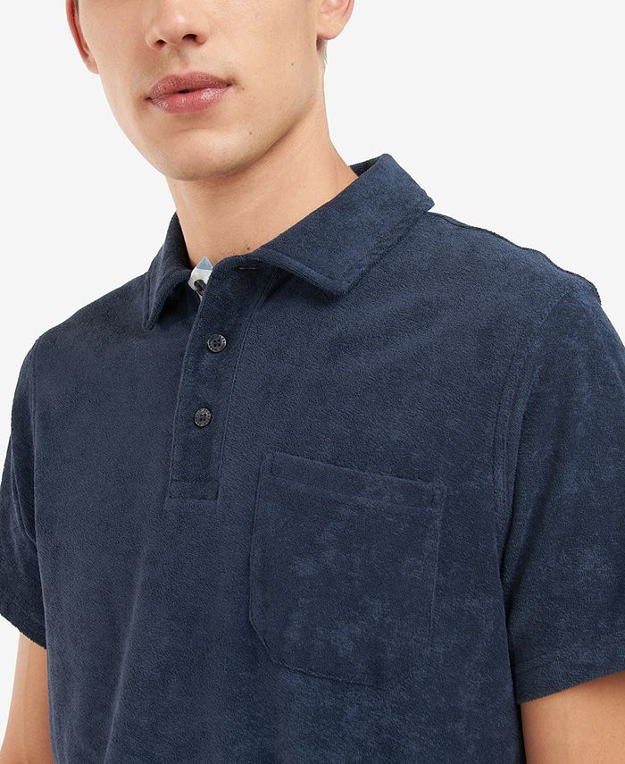 Barbour Men's Cowes Terry Short Sleeve Polo Shirt & Reviews - Polos ...
