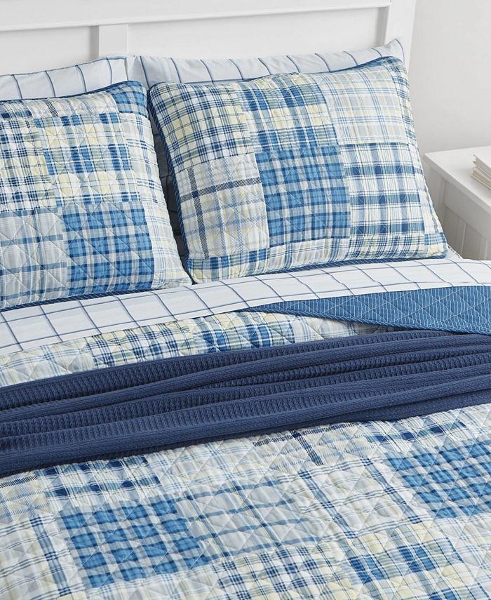 Nautica Raeford Reversible 3 Piece Quilt Set, Full/Queen Macy's
