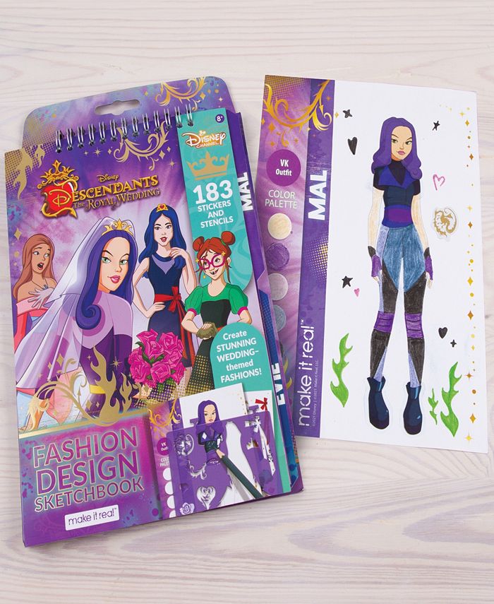 Disney Descendants Royal Wedding Fashion Design Sketchbook Make It Real