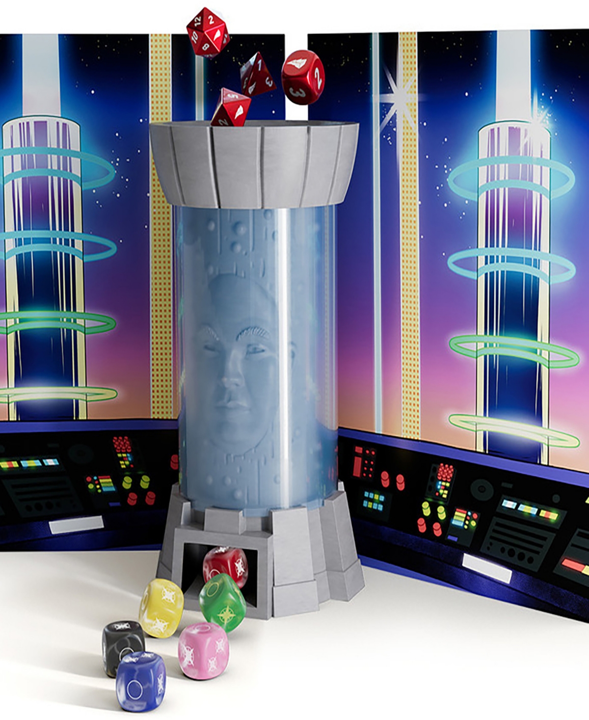 RENEGADE GAME STUDIOS POWER RANGERS ZORDON DICE TOWER GM SCREEN COMPATIBLE WITH POWER RANGERS ROLEPLAYING GAME POWER RANGE 
