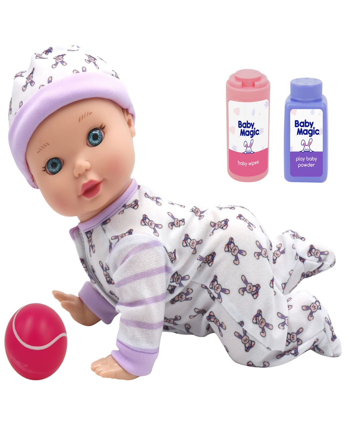 Little Darlings Crawling Baby 10" Baby Doll Playset, New Adventures, Children's Pretend Play, Ages 2 And Up In Multi