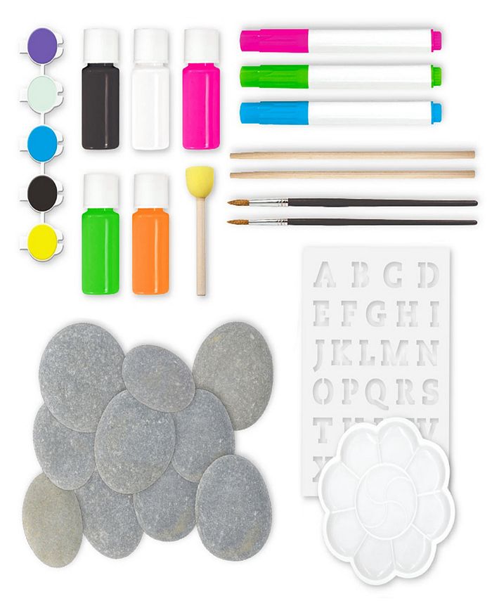 Craft Maker The Complete Neon Rock Art Kit DIY Rock Painting For Kids