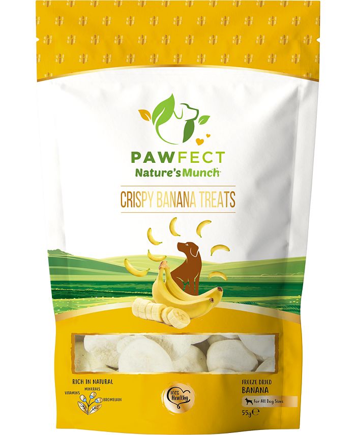 Picture of Pawfect Foods Pawfect Nature's Munch Freeze Dried Crispy Banana Treats ...