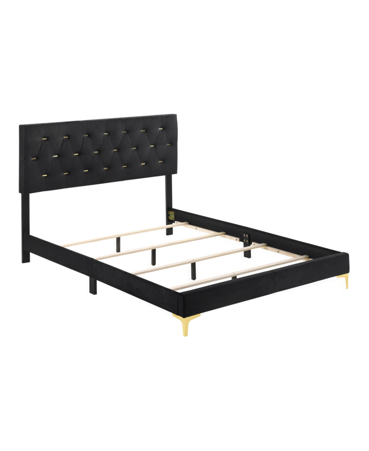 Coaster Home Furnishings Kendall Asian Hardwood Tufted Panel Queen Bed