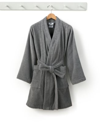 Home Design Cotton Terry Robe, Created for Macy's - Macy's