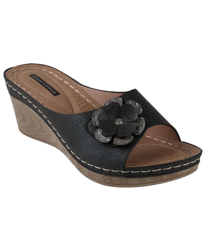GC Shoes Women s Naples Flower Wedge Sandals Macy s