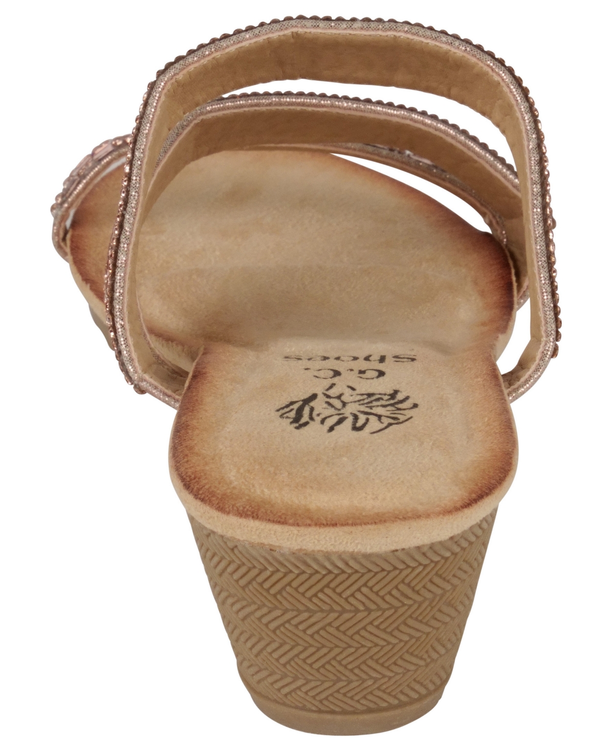Gc Shoes Women's Mona Embellished Wedge Sandals