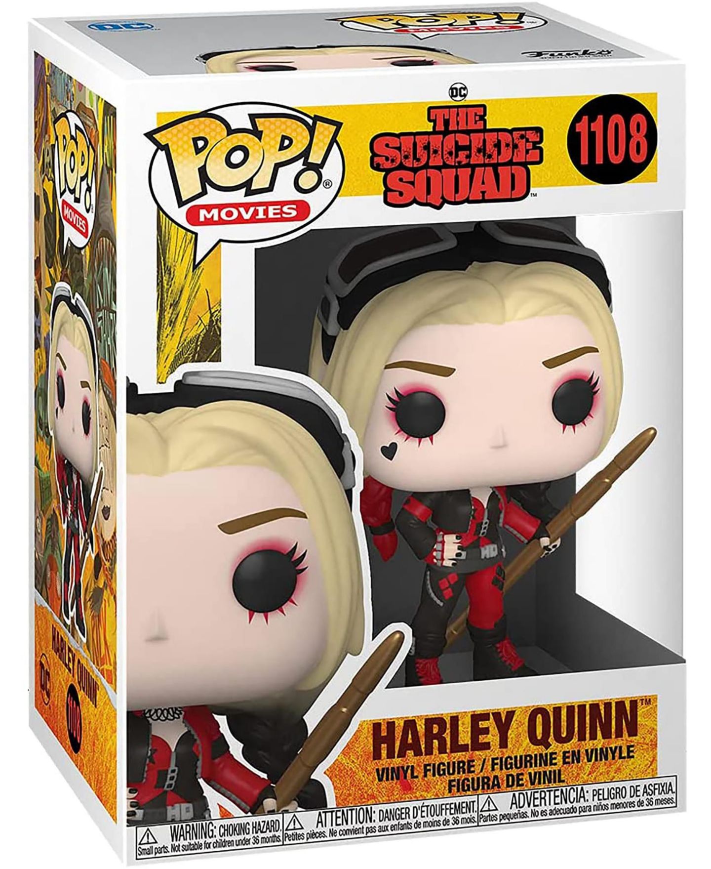 Виниловая боди Diamond Select Funko Pop! The Suicide Squad Harley Quinn, 3.75 дюйма, цвет: Красный — фото 2