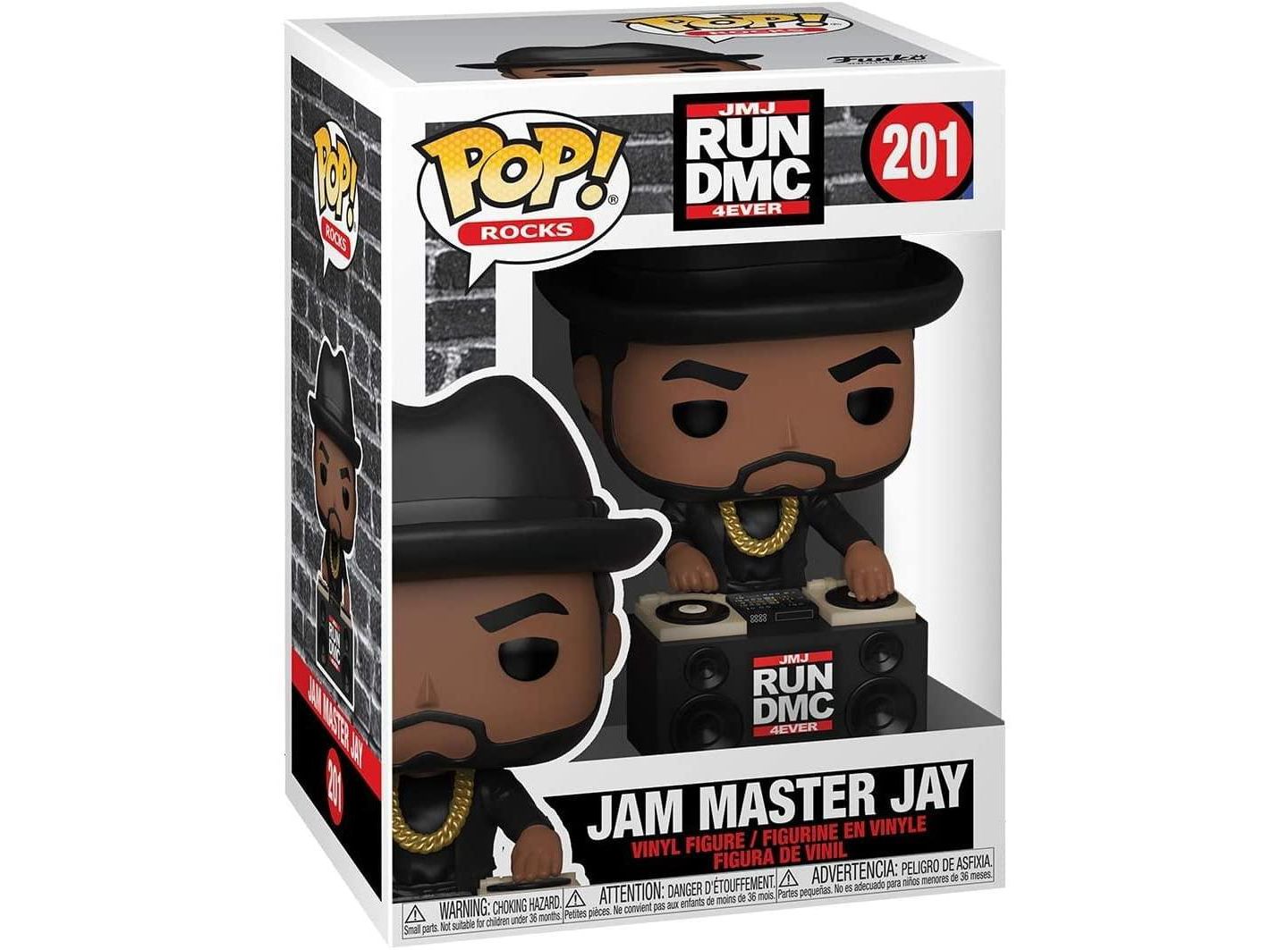 Детская фигурка Funko Run-DMC POP Vinyl Figure Jam Master Jay, цвет: Чёрный — фото 2
