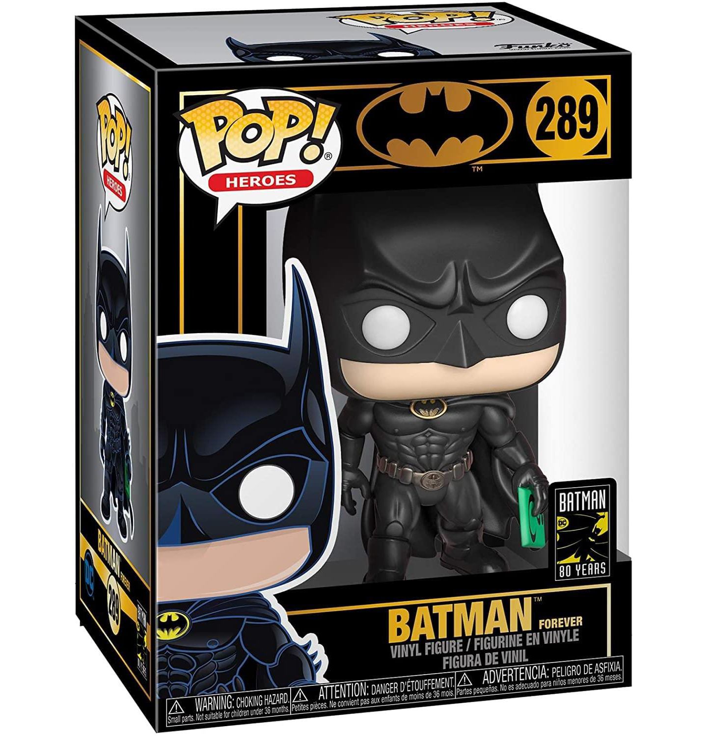 Детская фигурка Funko Pop! Batman (1995) 3.75" Vinyl Figure, Ages 3+, цвет: Чёрный — фото 2