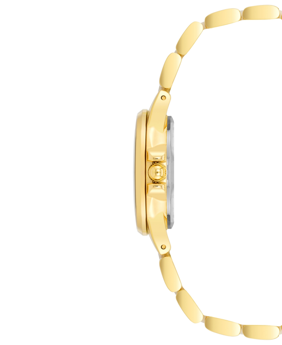 Shop Anne Klein Women's Ceramic & Metal Bracelet Watch 30mm In Gold Tone