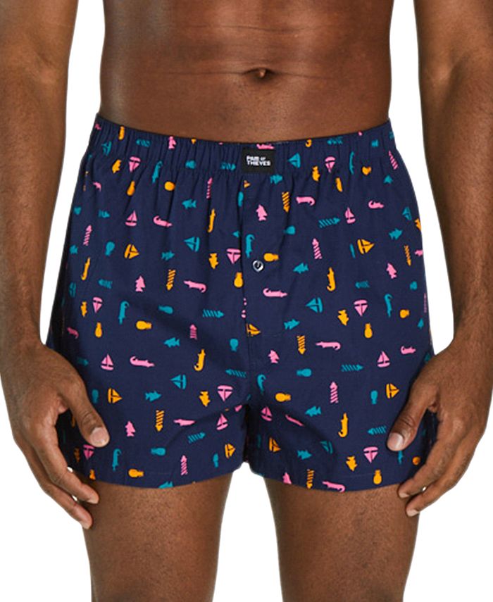 Pair of Thieves Men's 2Pk. SlimFit Cotton Poplin Boxers Macy's