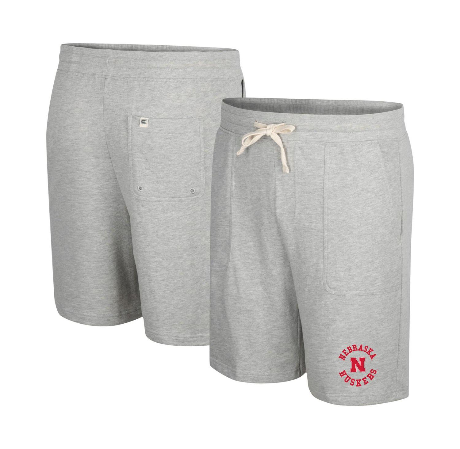 Men's Heather Gray Nebraska Huskers Love To Hear This Terry Shorts