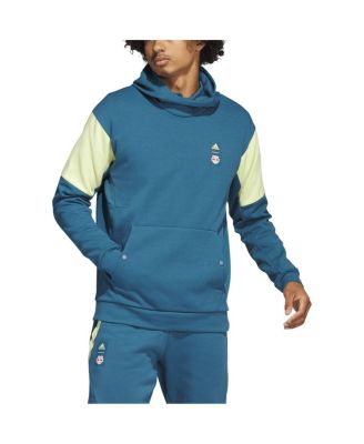 Men's Blue New York Red Bulls 2023 Player Travel Pullover Hoodie