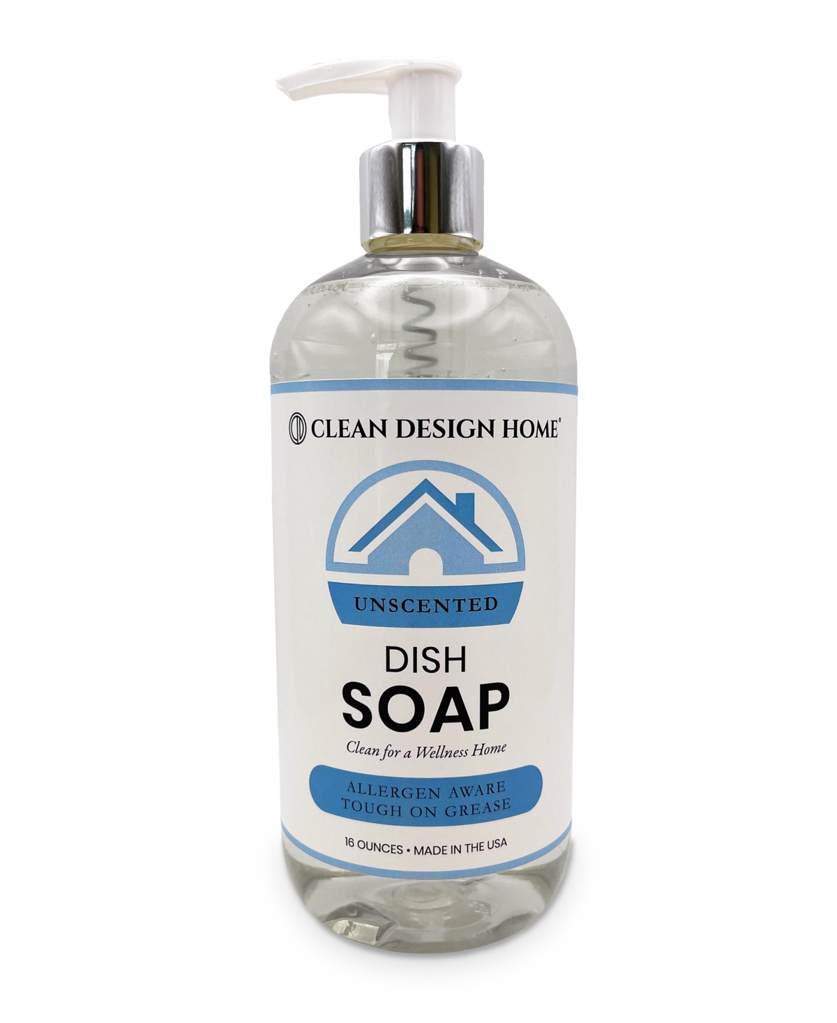 Unscented Dish Soap, 16 oz - Multicolor