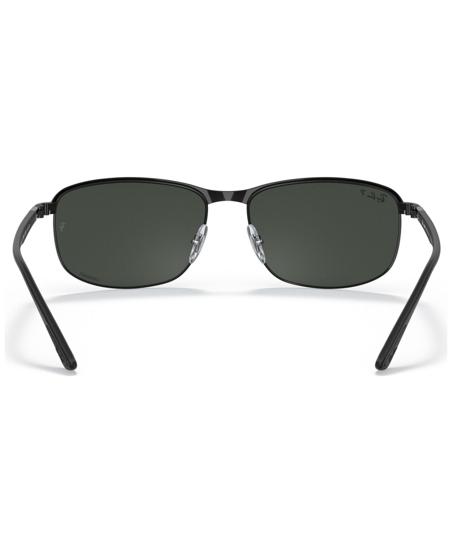 Солнцезащитные очки Ray-Ban Unisex Polarized Sunglasses, RB3671CH 60, цвет: Чёрный / Тёмный серый — фото 5