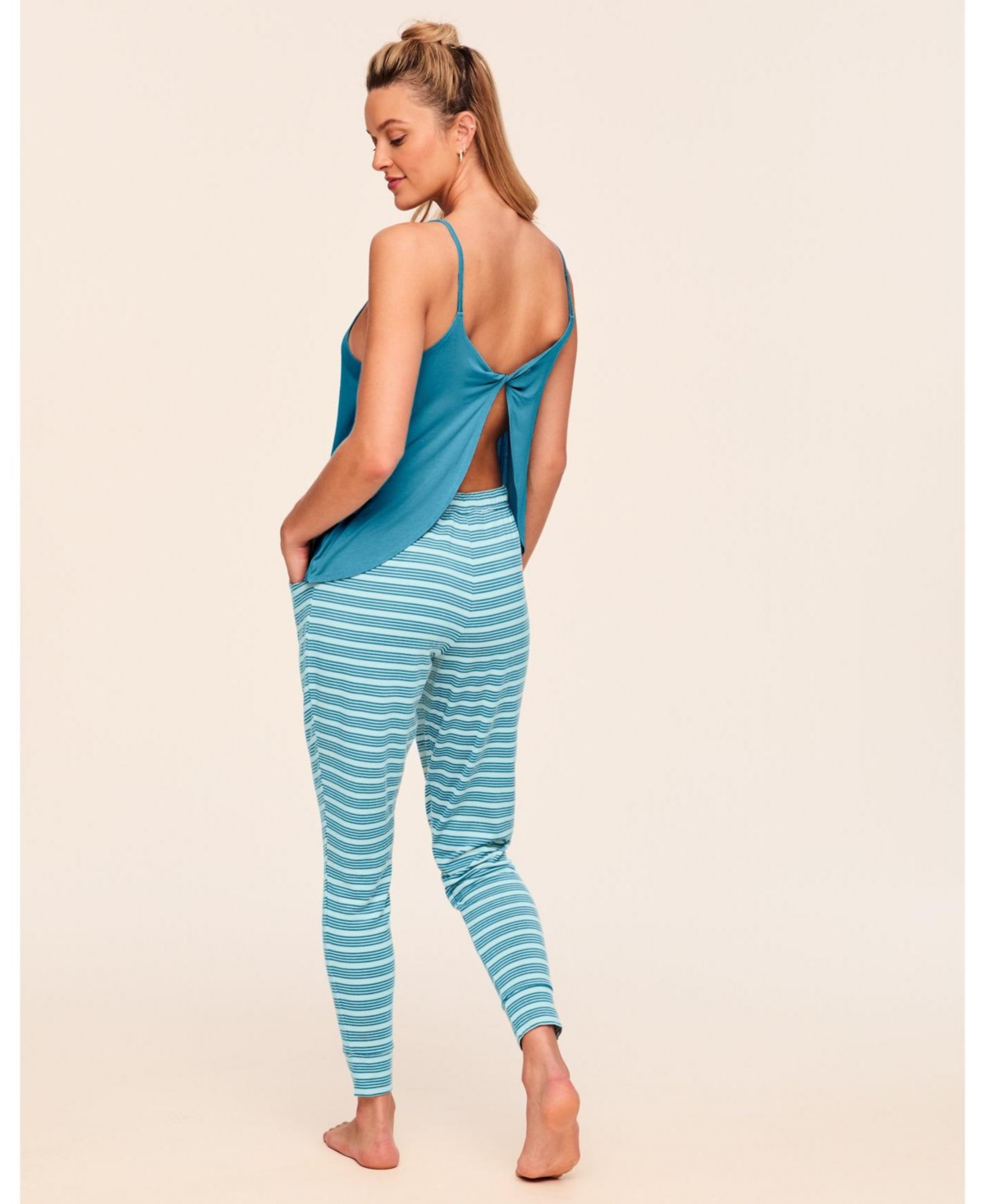 Adore Me Women's Clair Pajama Tank & Jogger Pajama Set