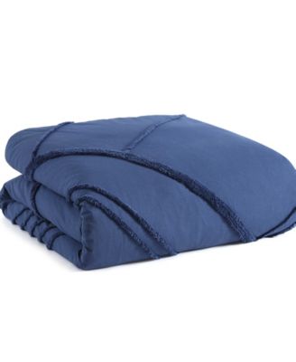 Chenille Block 3 Piece Comforter Set, King