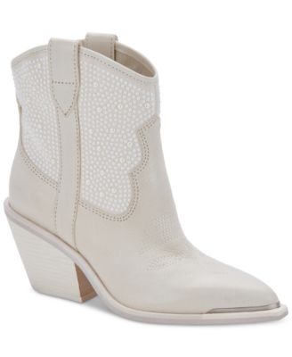 Dolce Vita - Women's Nashe Embellished Cowboy Booties