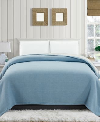 Self Hem Merino Wool Blanket, King